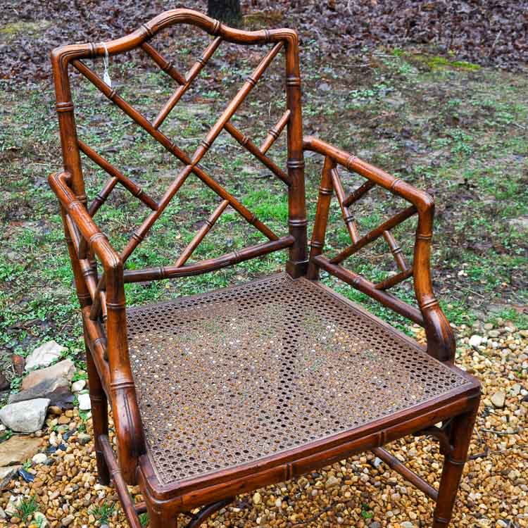 pressed cane chair