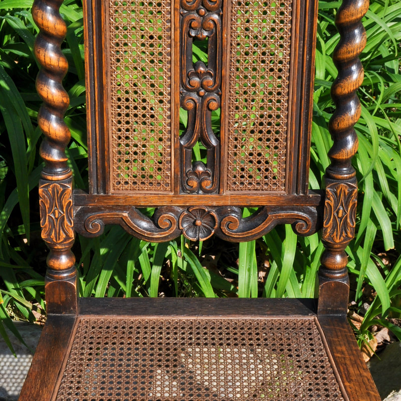 pressed cane chair