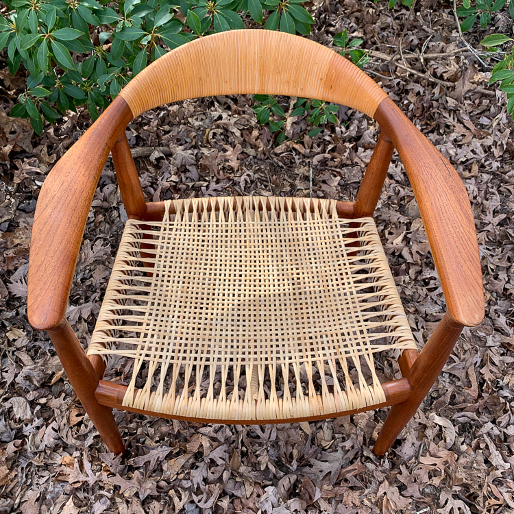 Teak JH-501 "The Chair" by Hans J. Wegner for Johannes Hansen 1940's