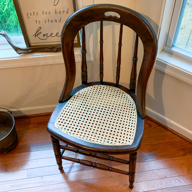 hand caned chair
