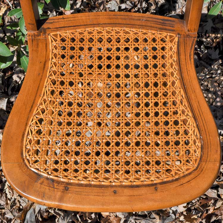 hand caned seat